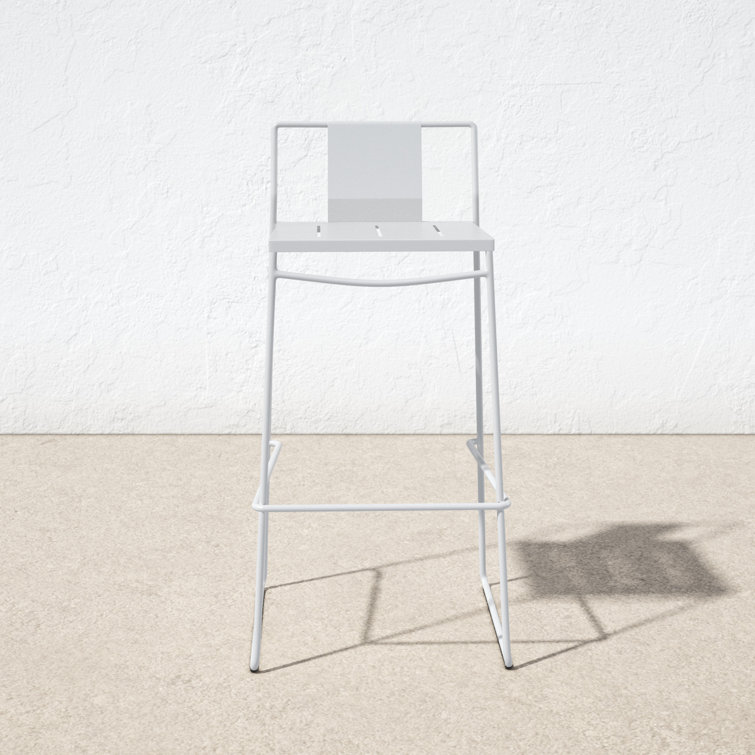 Avers Metal Outdoor Bar Stool AllModern